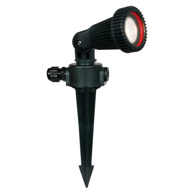 Bright Star GS006 BLACK PLASTIC SPIKE, 35W GU10 IP54 79X130MM SPIKE 250MM