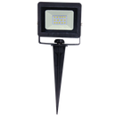 Bright Star GS010 BLACK 10W LED PVC GARDEN FLOOD+SPIKE IP65 6000K