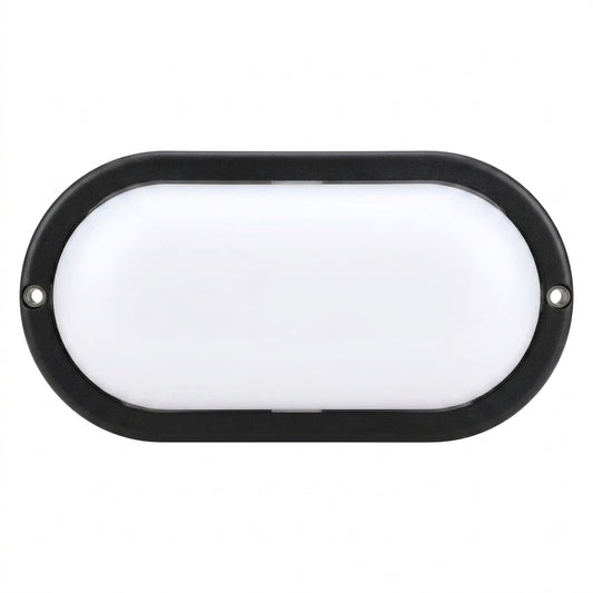 Radiant Oval 23W Integrated LED Bulkhead Light (White, 6500K, IP54) – RB200