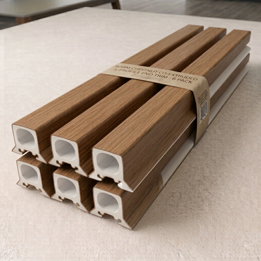 Bodie Light Oak Summer WPC Wall Panel End Trim (2700mm x 6 Pieces) – 45-WPA-OAK0-END