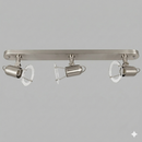 S005/3 Bright Star SATIN SATURN 3LIGHT BAR SATIN 3XR50 SES 550MM