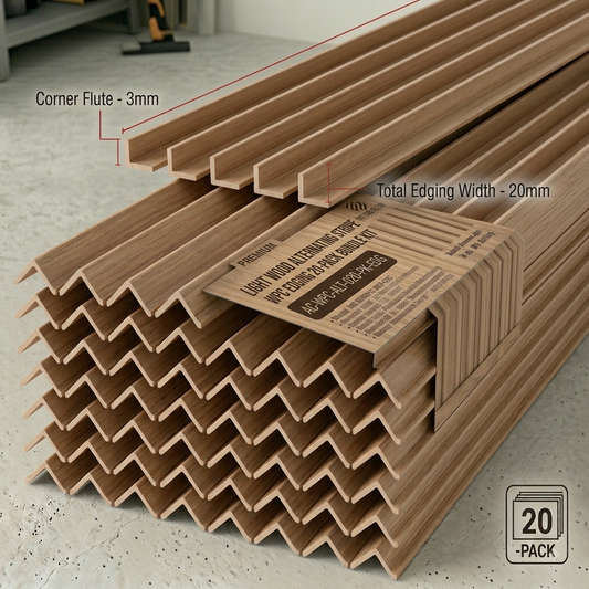 Bodie Dark Brown Walnut WPC Wall Panel Edging Trim (2700mm x 20 Pieces) – 45-WPA-WLNT-025