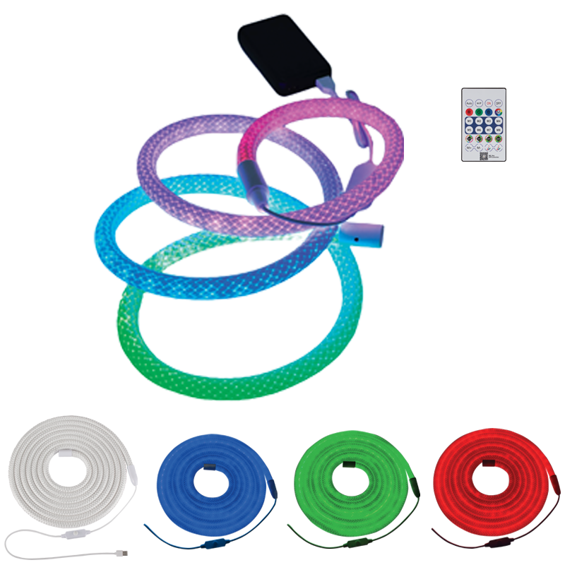 Bright Star HVS200 SET 5M NYLON RGB STRIP WITH REMOTE