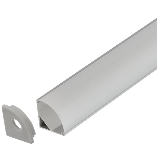 Bright Star HVS417 CORNER 3M 3M ALU PROF. Corner, 2xEnds, 1xCover, 6xClips,IP20