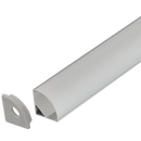 Bright Star HVS422 CORNER 2M 2M ALU PROF. Corner, 2xEnds, 1xCover, 4xClips,IP20