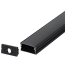 Bright Star HVS430 BK SURFACE 3M 3M BK ALU PROF. Surf, 2xEnd, 1xCover, 6xClip,IP65