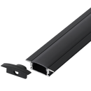 Bright Star HVS431 BK RECESS 3M 3M BK ALU PROF. Reces, 2xEnd, 1xCover, 6xClip,IP65