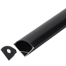 Bright Star HVS432 BK CORNER 3M 3M BK ALU PROF. Corner, 2xEnd, 1xCover,6xClip,IP20