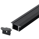 Bright Star HVS434 BK RECESS 3M 3M BK ALU PROF. Reces, 2xEnd, 1xCover, 6xClip,IP20