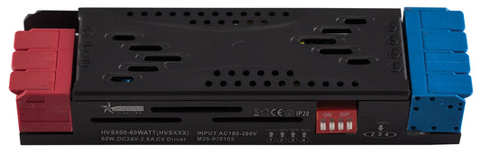 Bright Star HVS500-60W 24V DC 60W POWER OUTPUT DIMMABLE IP20
