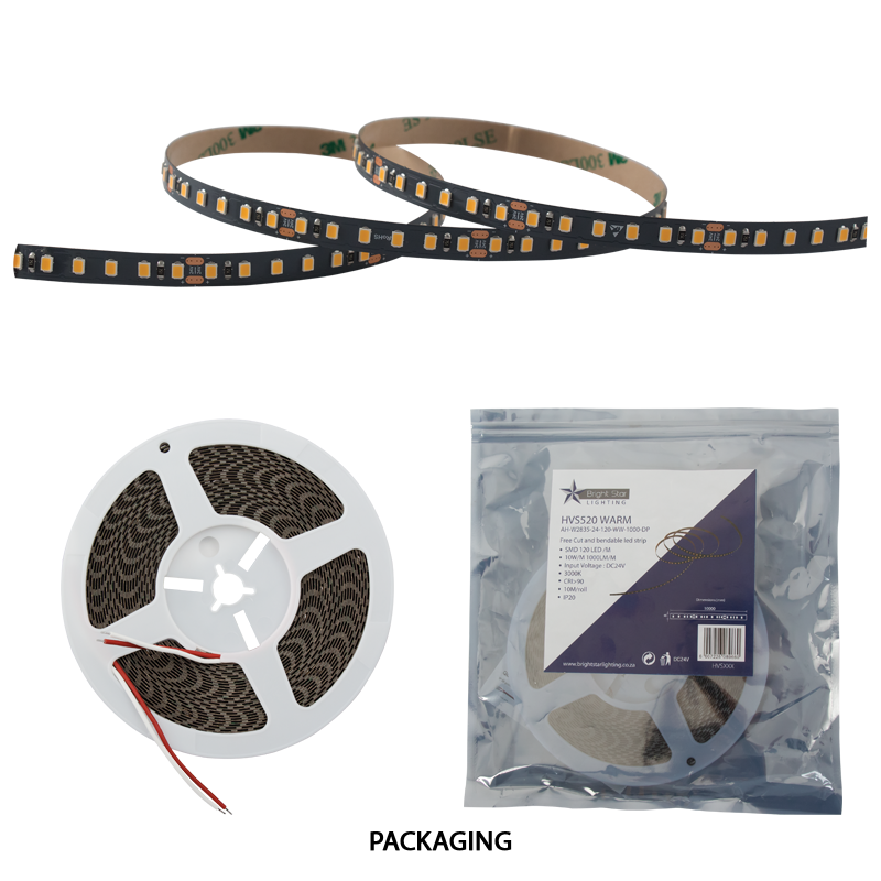 Bright Star HVS520 WARM 24V SMD 3000K STRIP FREE-CUT IP20 10W/M P/M