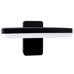 Bright Star L054 BLACK 12W LED IP65 4000K WITH OPAL POLYCARBONATE& ALU