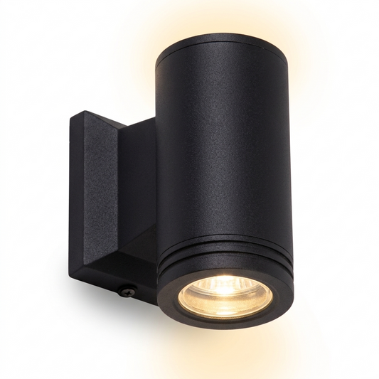 Bright Star L121 BLACK UP OR DOWN GLASS COVER IP44 1X 50W