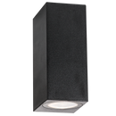 Bright Star L369 MATT BK UP FACING ALU LANTERN & GLASS 1X ES IP44