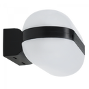 Bright Star L377 MATT BK PC LED WALL LIGHT IP65 10W LED 4000K 750 LUMEN