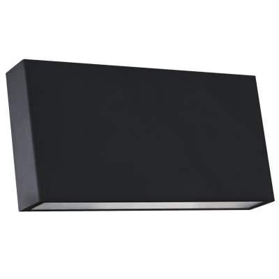 Bright Star L378 MATT BK PC LED WALL LIGHT IP65 UP&DOWN 8W LED 4000K