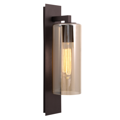 Bright Star L510 COFFEE DOWN FACING COFFEE LATERN AMBER GLASS IP44 1X60W