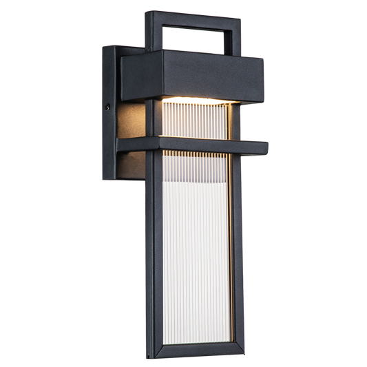 Bright Star L527 BLACK METAL & ACRYLIC IP54 9W LED 4000K 340 LUMEN