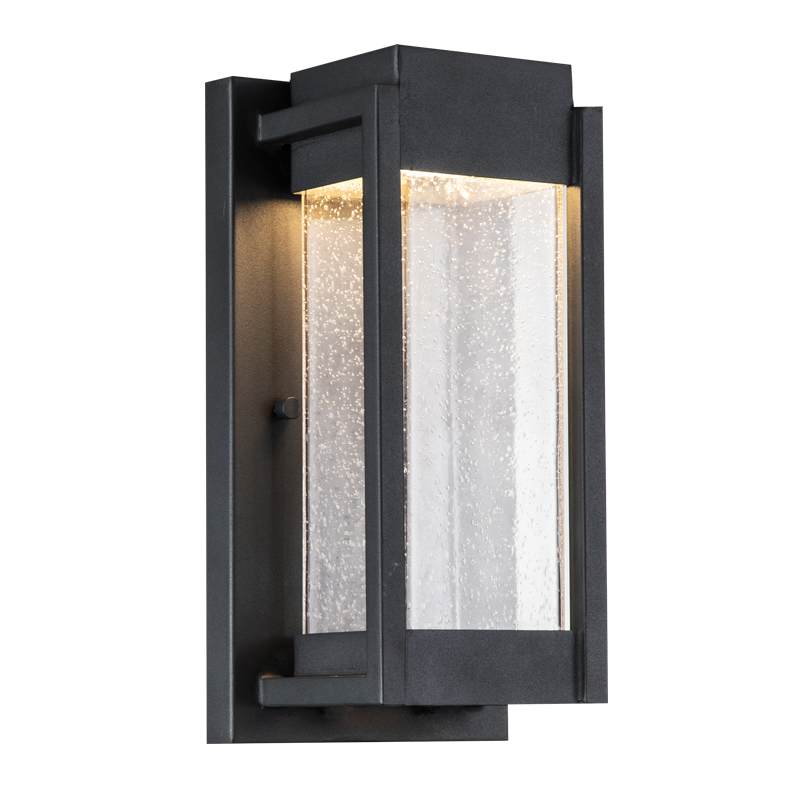 Bright Star L530 BLACK METAL & GLASS IP54 9W LED 4000K 310 LUMENS