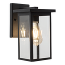 L534 Bright Star BLACK METAL WITH CLEAR GLASS IP54 1X60W ES