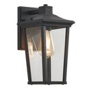 L535 Bright Star BLACK METAL WITH CLEAR GLASS IP54 1X60W ES