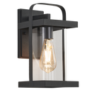 L536 Bright Star BLACK METAL WITH CLEAR GLASS IP54 1X60W ES