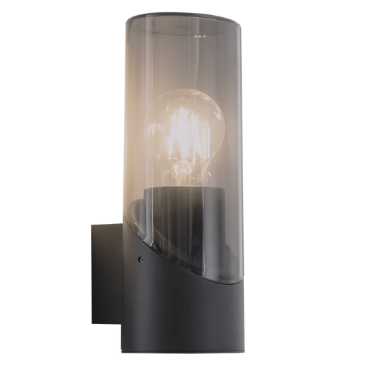 Bright Star L545 BLACK ALU WITH SMOKE PLACTIC COVER IP44 1X ES LED ONLY