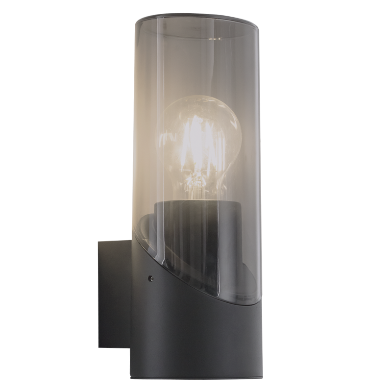 Es Led Lamp Bright Star L545 BLACK ALU WITH SMOKE PLACTIC COVER IP44 1X ES LED ONL ...