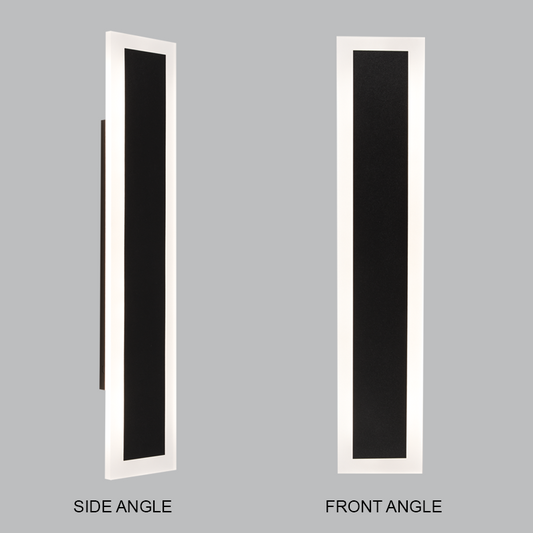 Bright Star L547 BLACK 10W LED WALL BRACKET IP54 IRON & PMMA 3000K