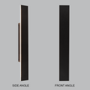 L549 Bright Star BLACK 16W LED WALL BRACKET IP54 IRON &PMMA 3000K