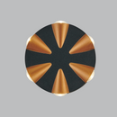 L557 Bright Star BLACK 6W LED WALL BRACKET UP&DOWN IP54 3000K