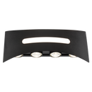 L564 Bright Star BLACK UP&DOWN DIE CAST ALU IP54 11W LED 3000K 880 LUMEN