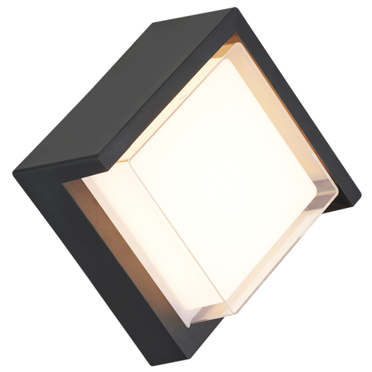 Bright Star L591 BLACK 10W LED 3000K IP65 PLASTIC BASE PC OPAL INNER