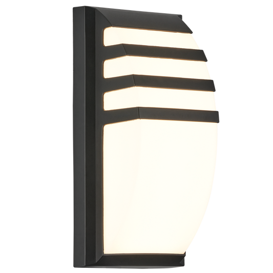 Bright Star L592 BLACK 22W LED 3000K IP65 PLASTIC LANTERN 1/2 GRID