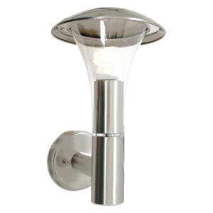 Bright Star L603 STAINLESS STAINLESS STEEL CLEAR POLY COVER IP44 1X11W ES