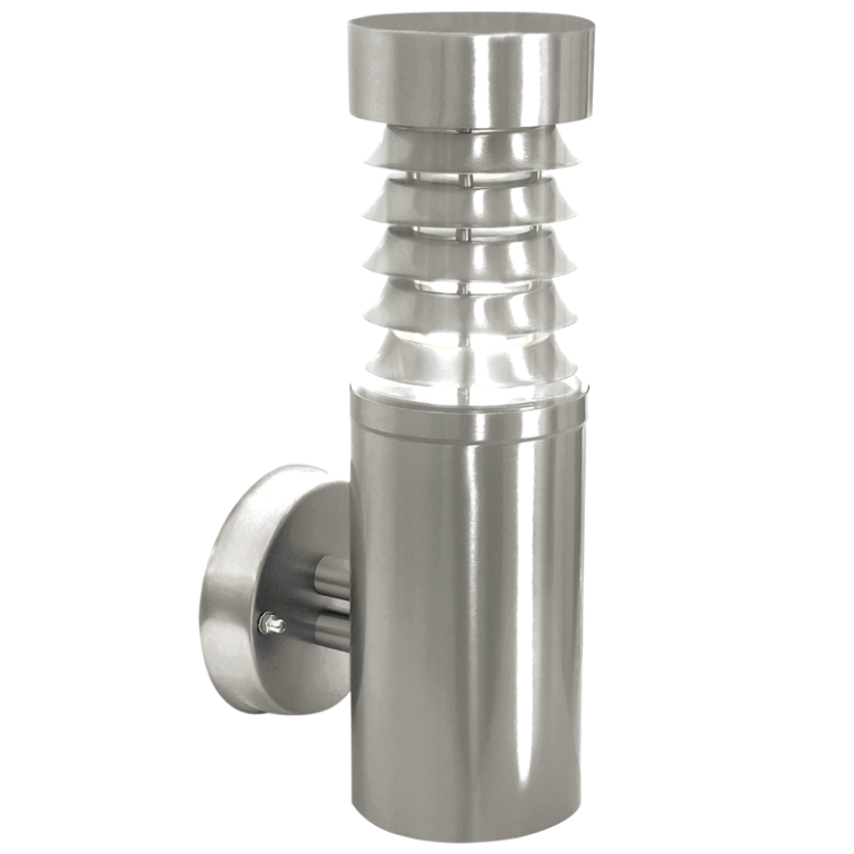 Bright Star L612 STAINLESS WALL BRACKET S/S FROSTED GLASS IP44 1X 15W ES