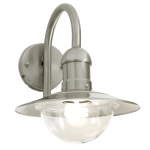 Bright Star L616 STAINLESS WALL BRACKET POLY COVER IP44 S/S 1X15W ES