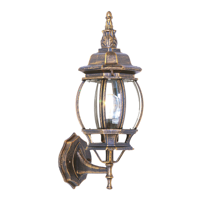 Bright Star L8082 BLACK CURVED GLASS IP33 1X60W ES