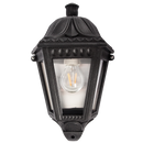 L9008 Bright Star BLACK PVC 1/2 LANTERN 3 PANEL IP44 1X15W ES