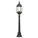 Bright Star LFL004/1 BLACK ROUND HEAD BELLY WITH GLASS IP44 1X60W ES 1245MM
