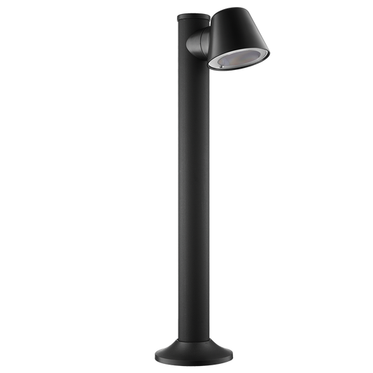 Bright Star LFL032 BLACK PLASTIC BOLLARD IP54 1X GU10 MAX 7W 800MM