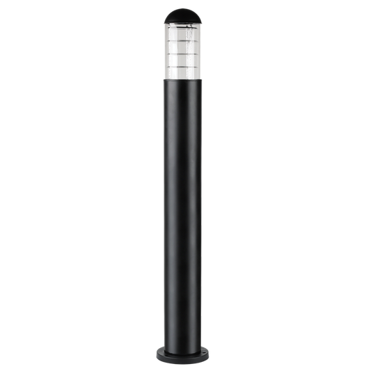 Bright Star LFL041 BLACK BOLLARD POLY BASE PC COVER 1X11W ES IP44 1100MM