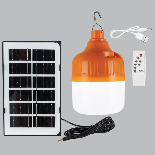 Bright Star LS010 EMERGENCY PORTABLE BULB SOLAR PANEL &USB CABLE 5W LED 6500K