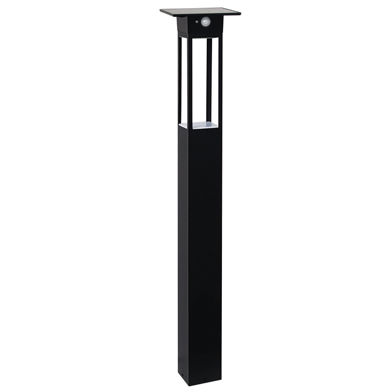 Bright Star LS025 MATT BK SOLAR LED SENSOR FLOOR LAMP 3.3W LED IP44 3000K