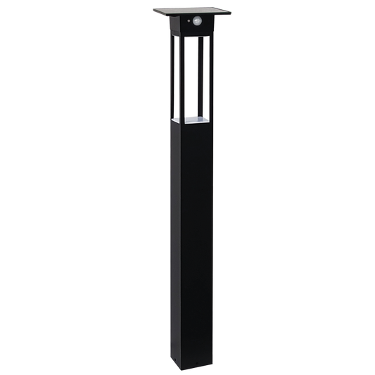 Bright Star LS025 MATT BK SOLAR LED SENSOR FLOOR LAMP 3.3W LED IP44 3000K