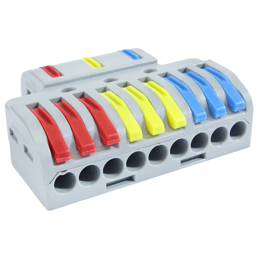 Major Tech 3-Pole Splitter Terminal Block | 32A | 450V | Screwless Connector
