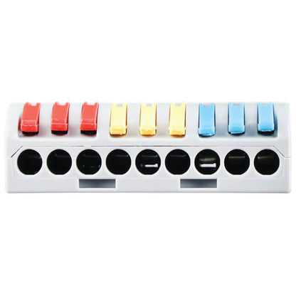 Major Tech 3-Pole Splitter Terminal Block | 32A | 450V | Screwless Connector