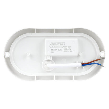 Major Tech 12W Oval LED Bulkhead | 1080 Lumens | IP54 Weatherproof