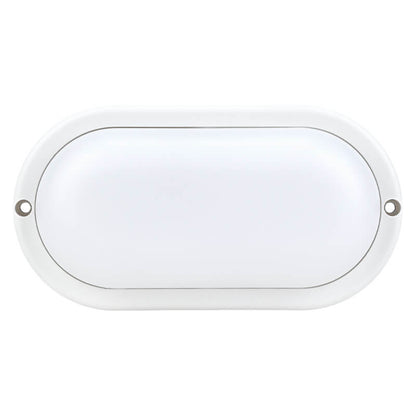 Major Tech 12W Oval LED Bulkhead | 1080 Lumens | IP54 Weatherproof