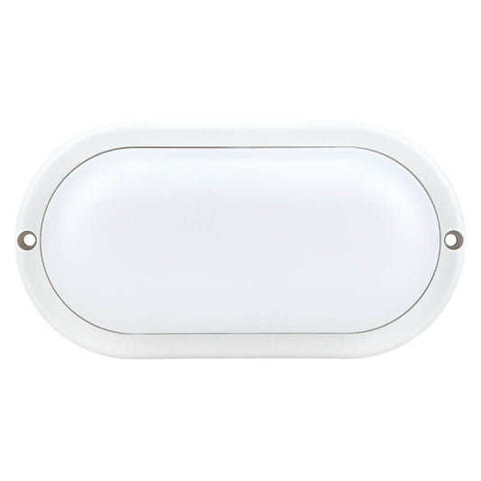 Major Tech 12W Oval LED Bulkhead | 1080 Lumens | IP54 Weatherproof